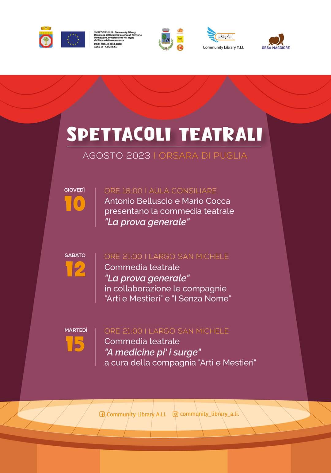 Spettacoli  Teatrali
