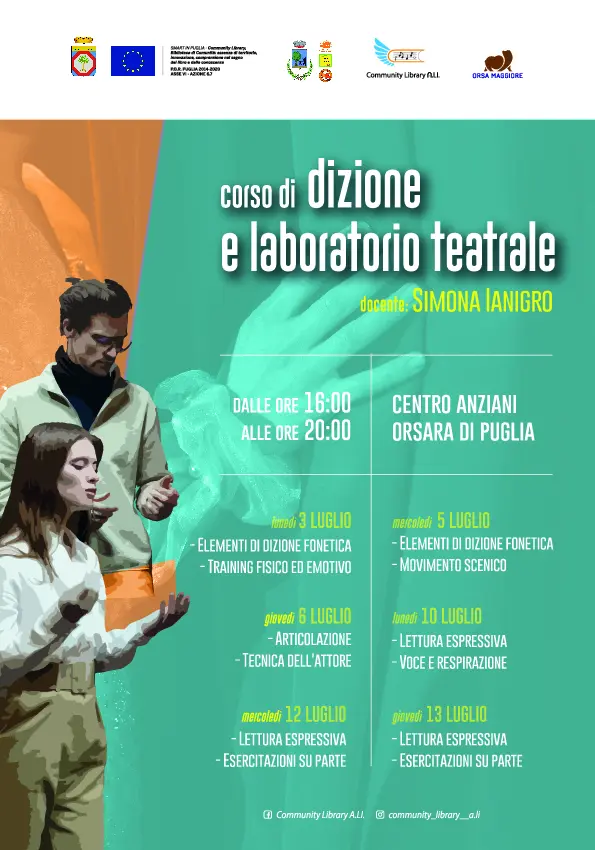 Corsi Dizione e Laboratorio Teatrale